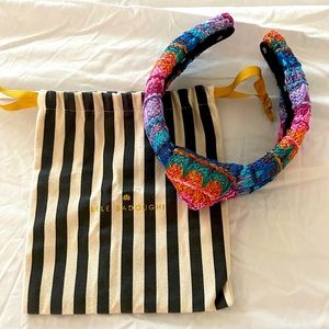 Sunset rainbow raffia Lele sadoughi headband